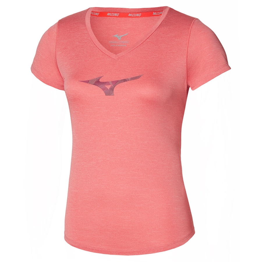 Mizuno Core RB Graphic Tee Tea Rose