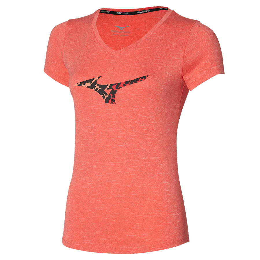 Mizuno Impulse Core RB Tee Living Coral