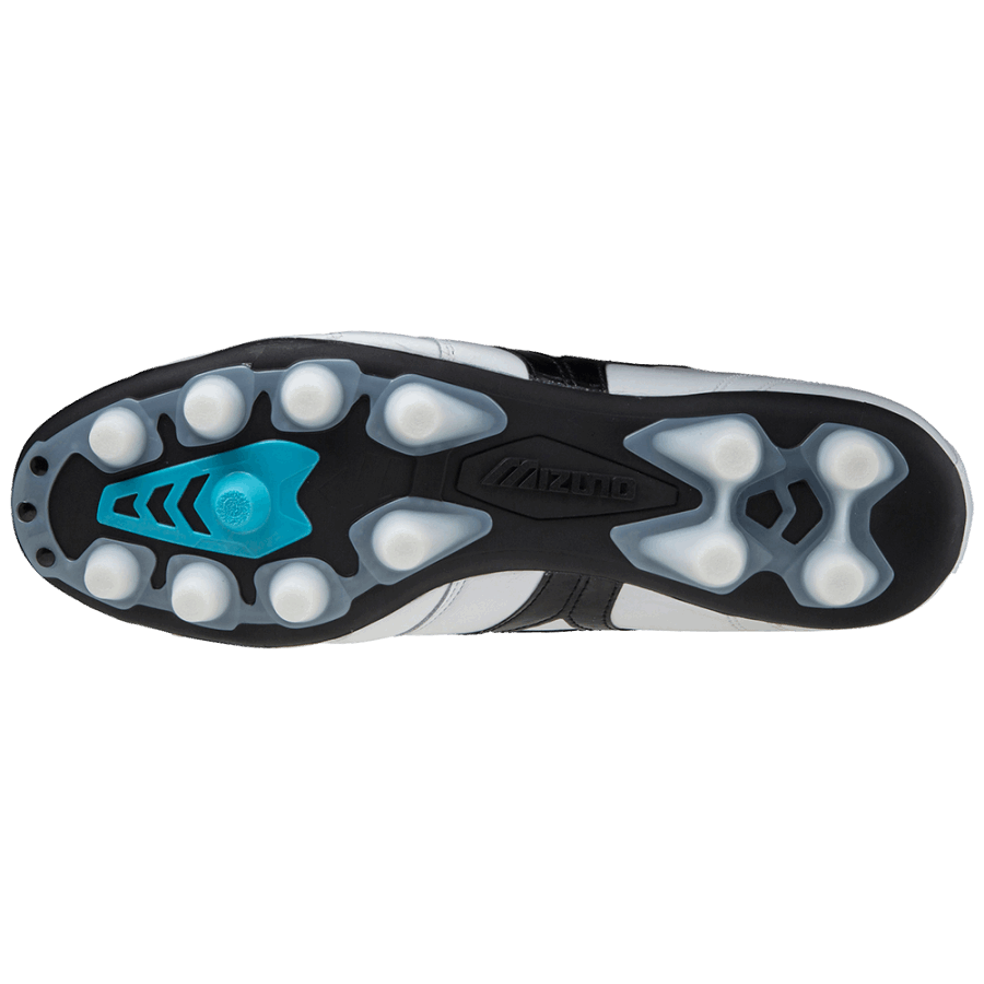Mizuno Morelia II Elite White-Black-Blue Atoll