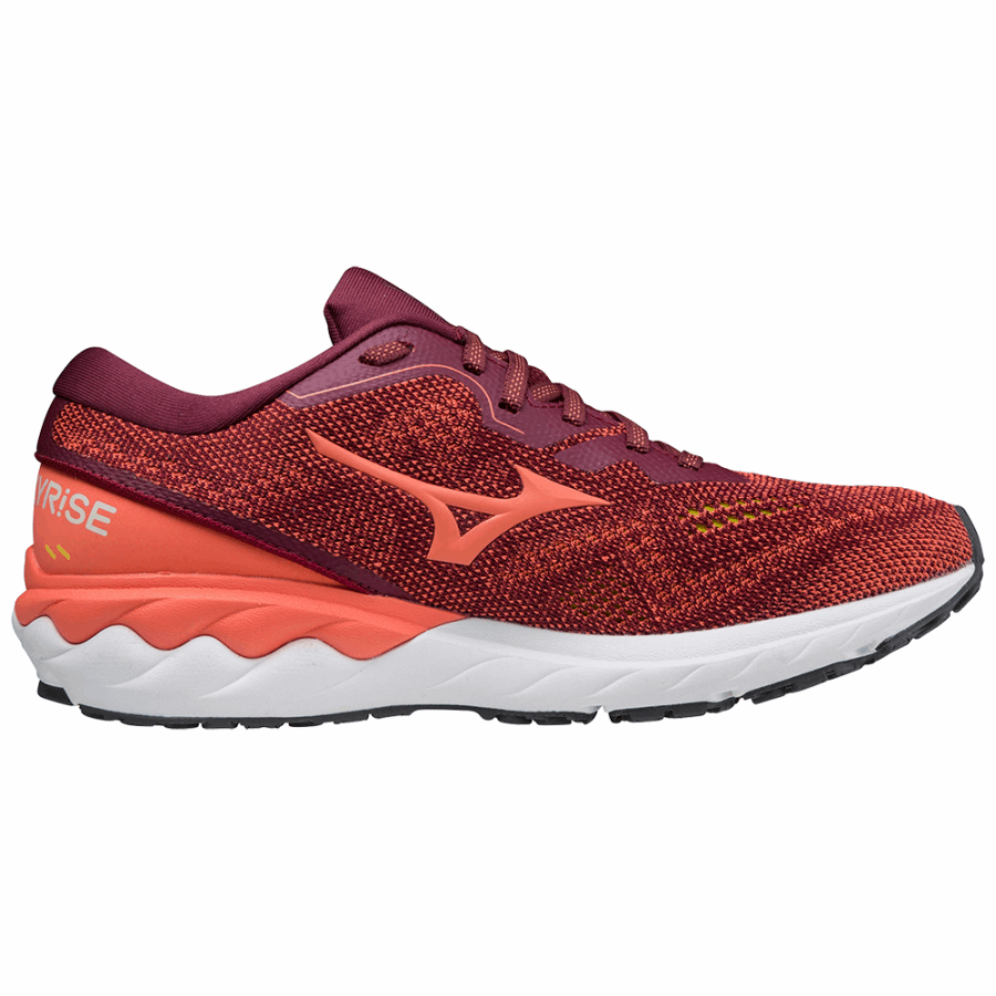Mizuno Wave Skyrise 2 Port-Coral-Primrose