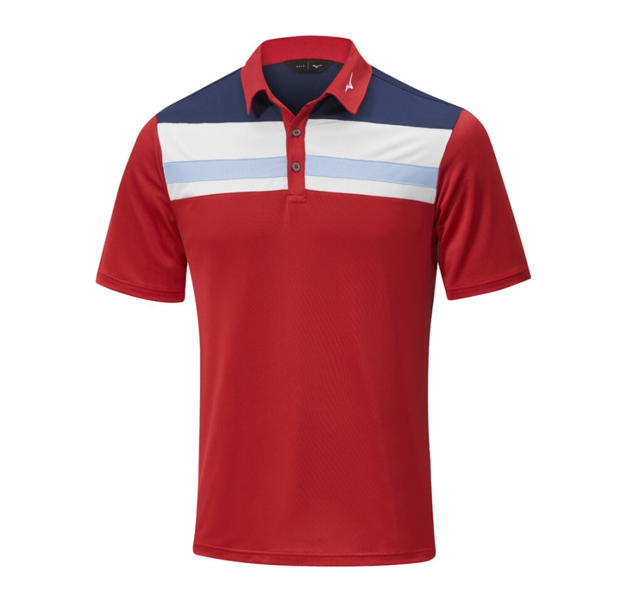 Mizuno Quick Dry Citizen Polo Red