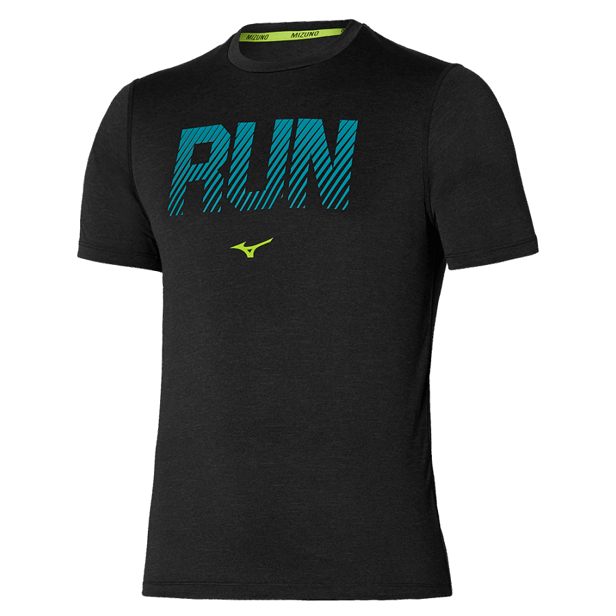 Mizuno Core Graphic RUN Tee Black