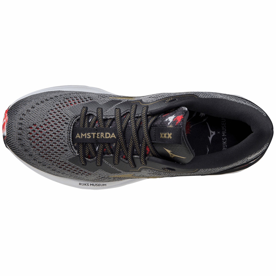 Mizuno Wave Skyrise 2 Frost Gray-Gold-Black