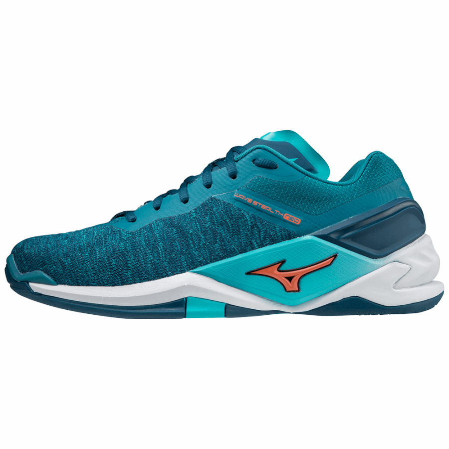 Mizuno Wave Stealth Neo Blue-Fire Cracker-Cerami