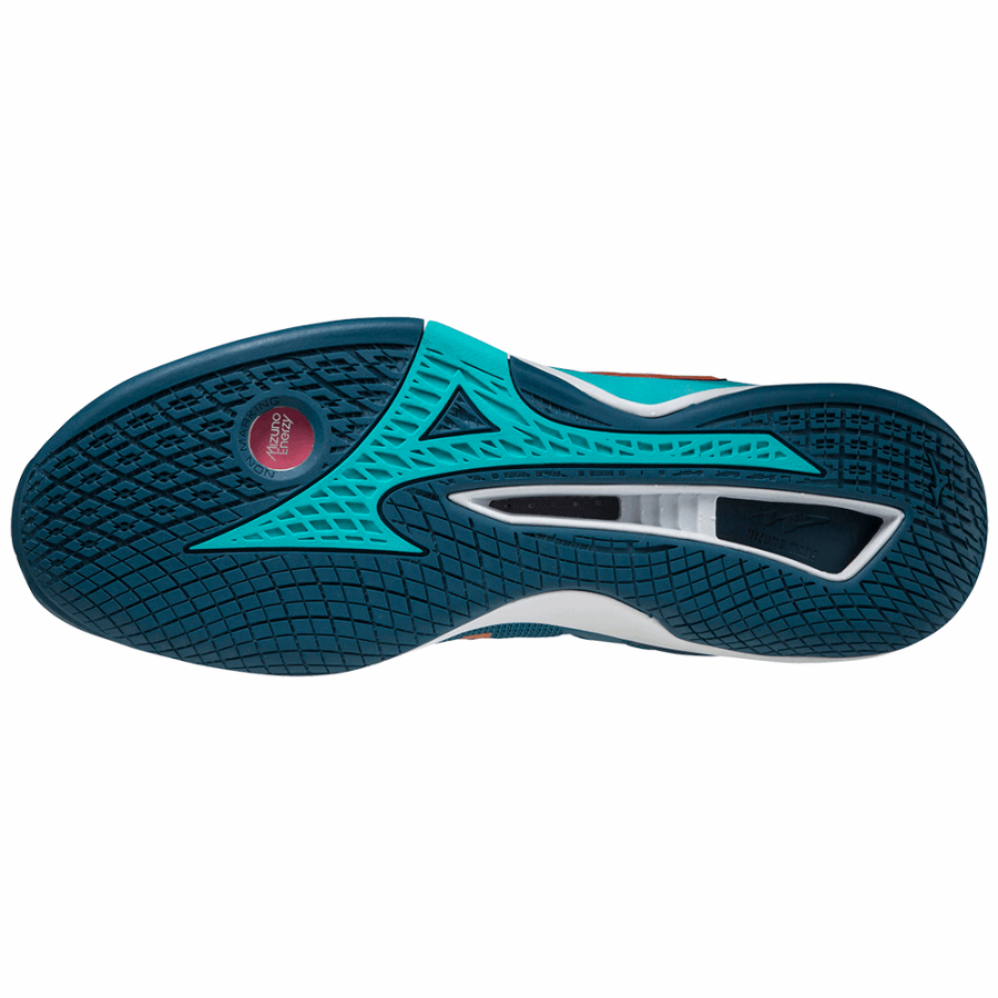 Mizuno Wave Stealth Neo Blue-Fire Cracker-Cerami