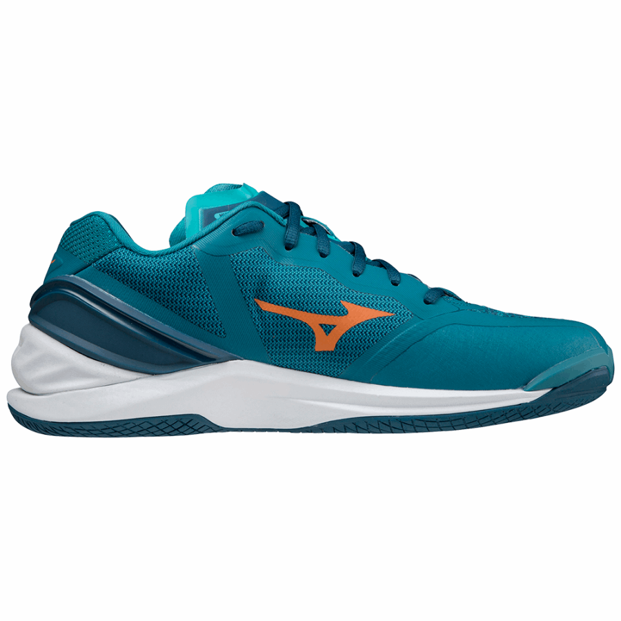 Mizuno Wave Stealth Neo Blue-Fire Cracker-Cerami