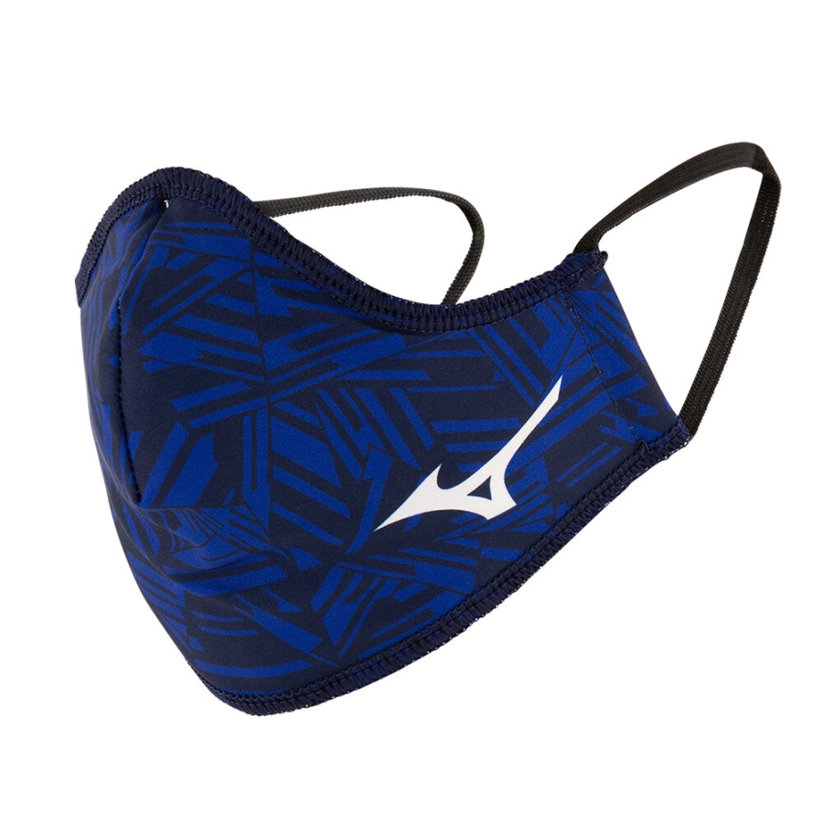 Mizuno Face Cover Black-Blue
