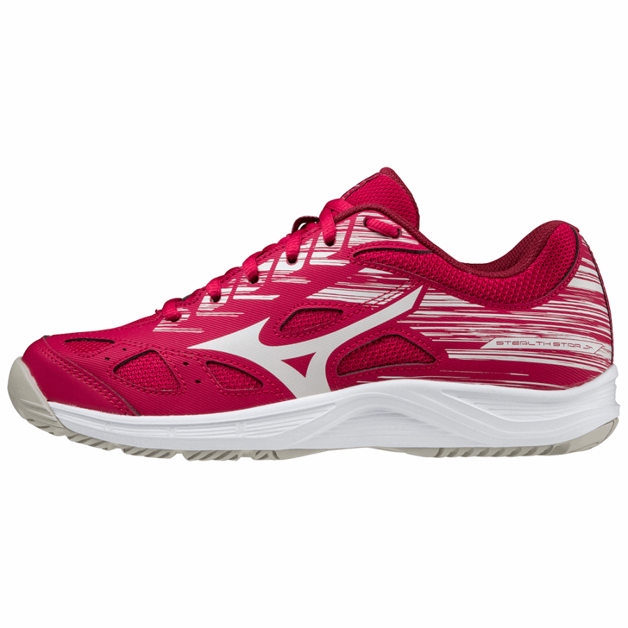 Mizuno Stealth Star Jr NB Red-White Sand-Biking Red