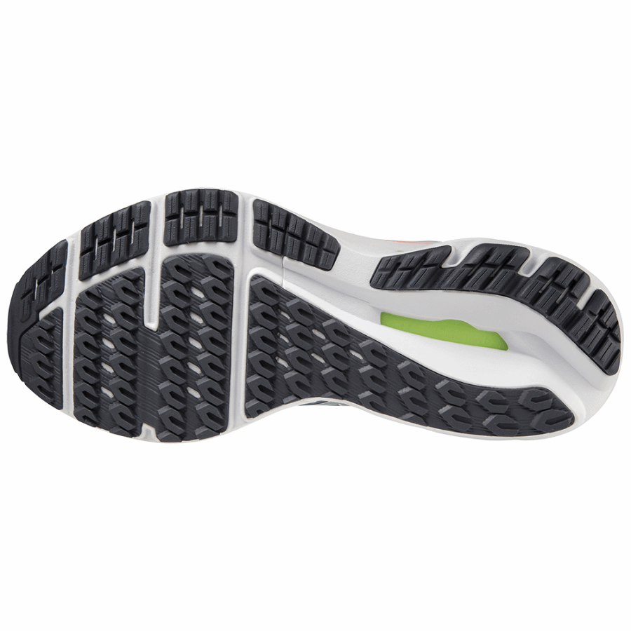 Mizuno Wave Inspire 18 Smoke Black-White-Neon Flame