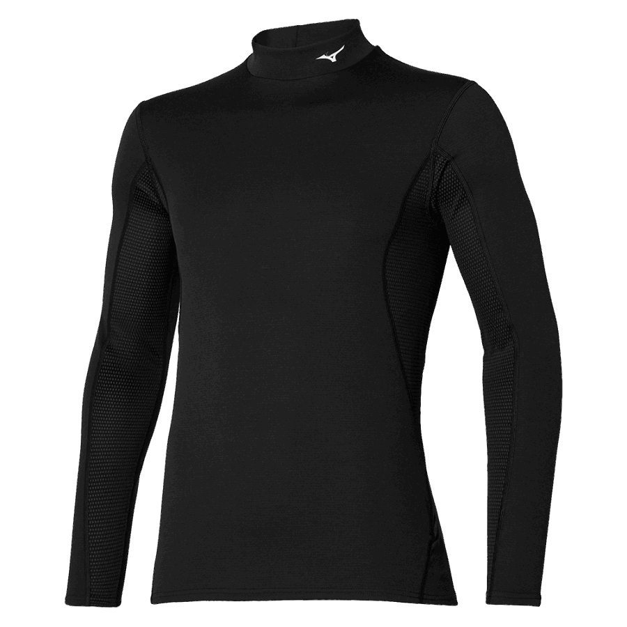 Style Mid Weight High Neck Black Mizuno