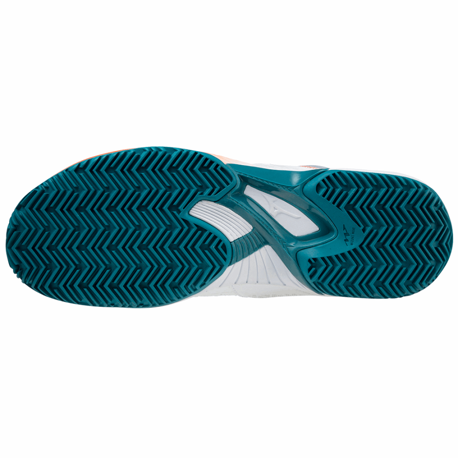 Mizuno Wave Exceed Tour4 CC White-Blue-Firecracker