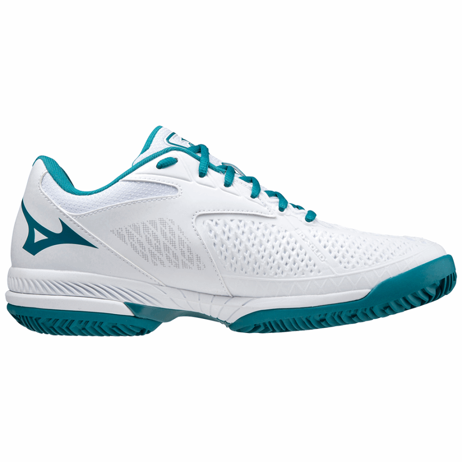 Mizuno Wave Exceed Tour4 CC White-Blue-Firecracker