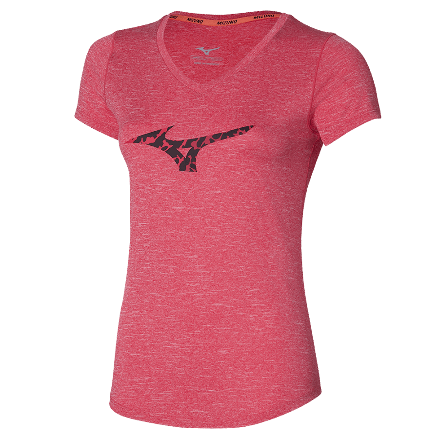 Mizuno Impulse Core RB Tee Rose Red