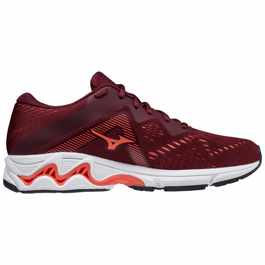 Mizuno Wave Equate 5 Port-Coral-Primrose