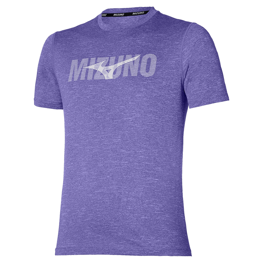 Core MIZUNO Tee Violet Blue