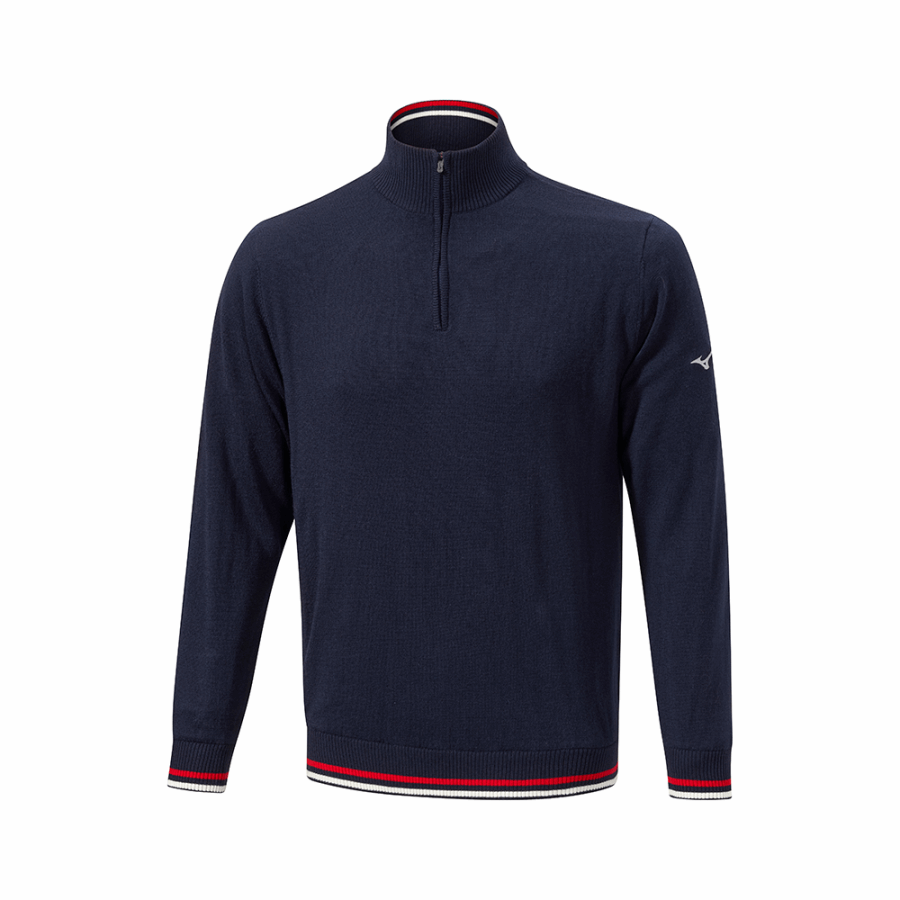 Mizuno Windproof Jumper Deep Navy