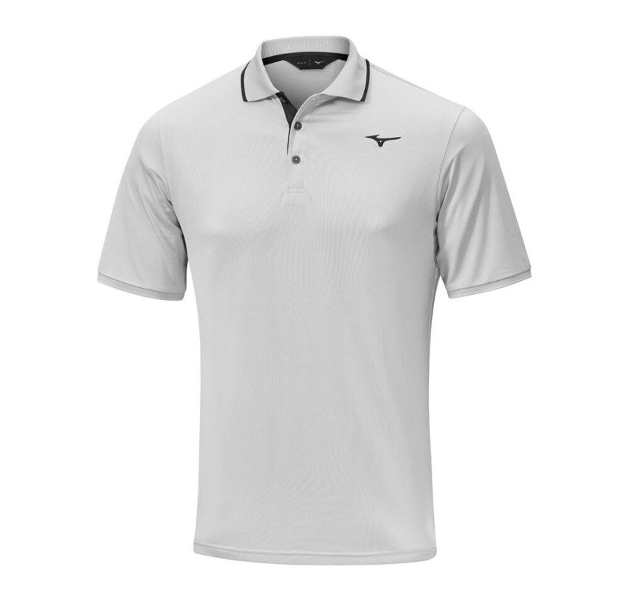 Mizuno Move Tech Quick Dry Polo Plus Light Grey