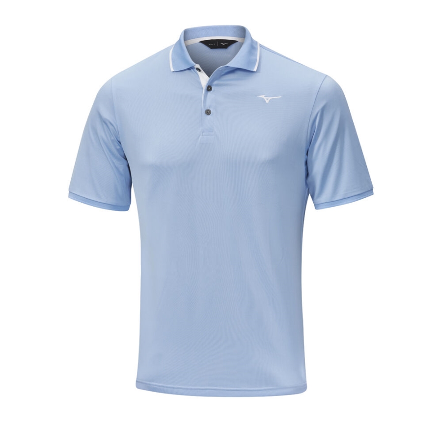 Mizuno Move Tech Quick Dry Polo Plus Blue Bell