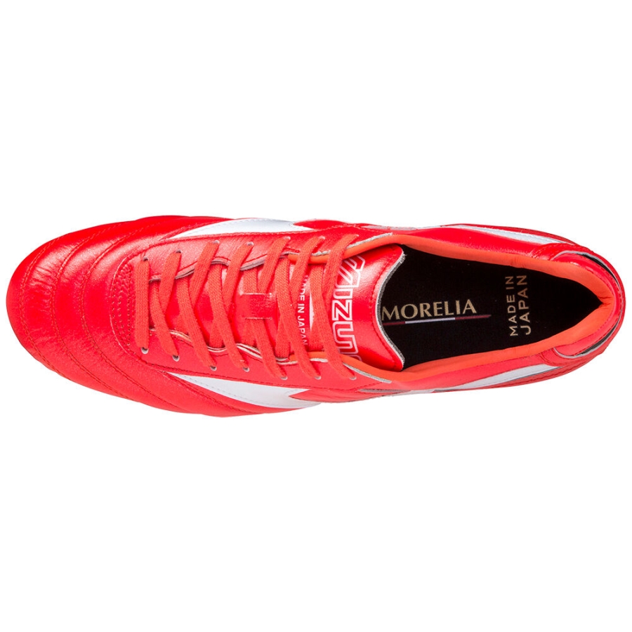 Mizuno Morelia Ii Japan Ignition Red-White-Black