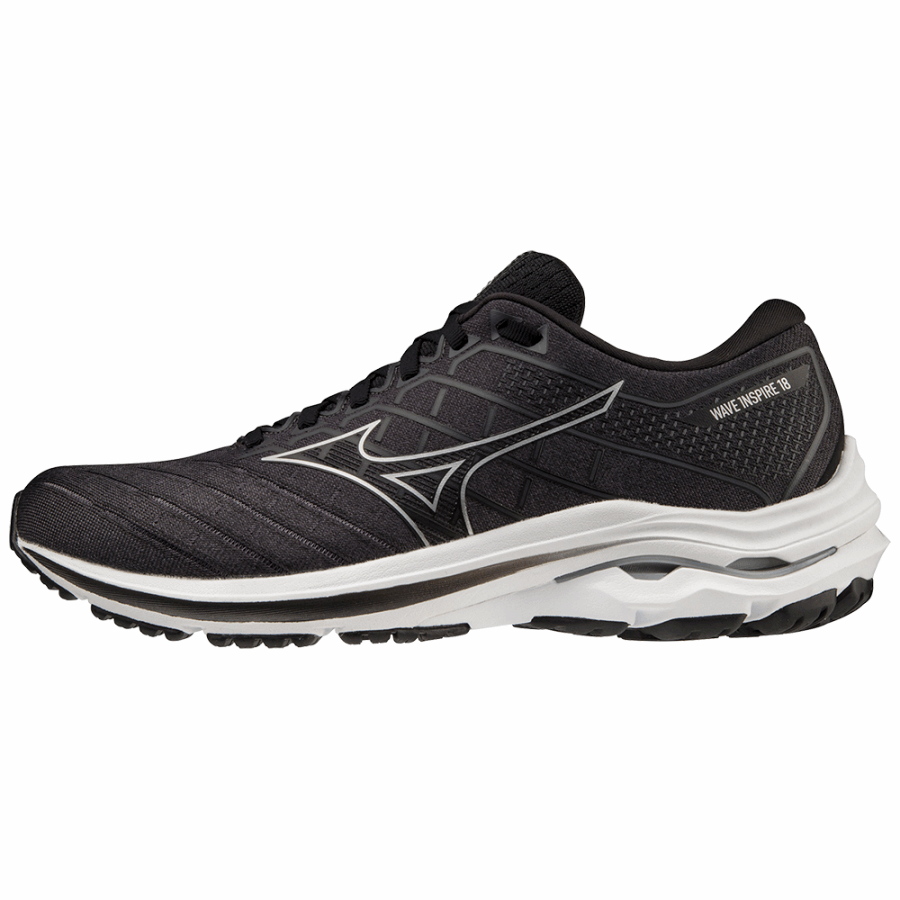 Mizuno Wave Inspire 18 Black-Silver-Ebony