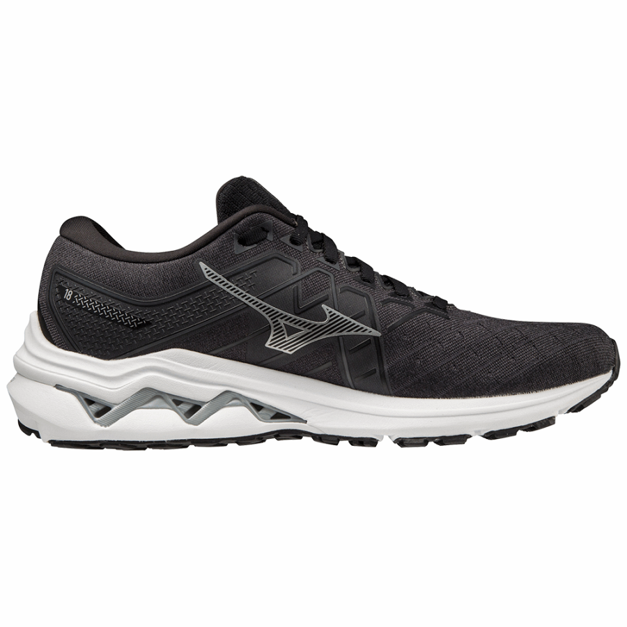 Mizuno Wave Inspire 18 Black-Silver-Ebony