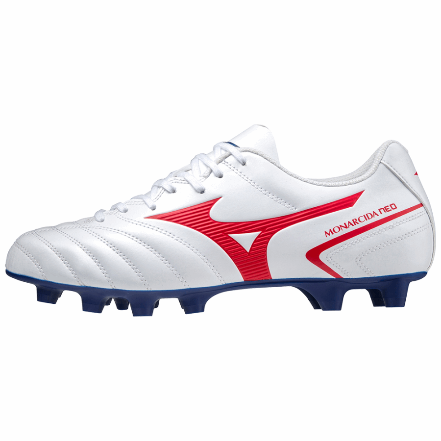 Mizuno Monarcida II Select White-High Risk Red