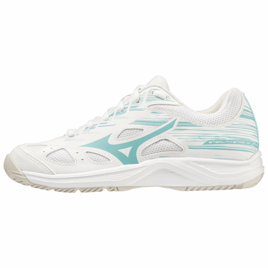 Mizuno Stealth Star Jr Nb White-Angel Blue-Nimbus Cloud