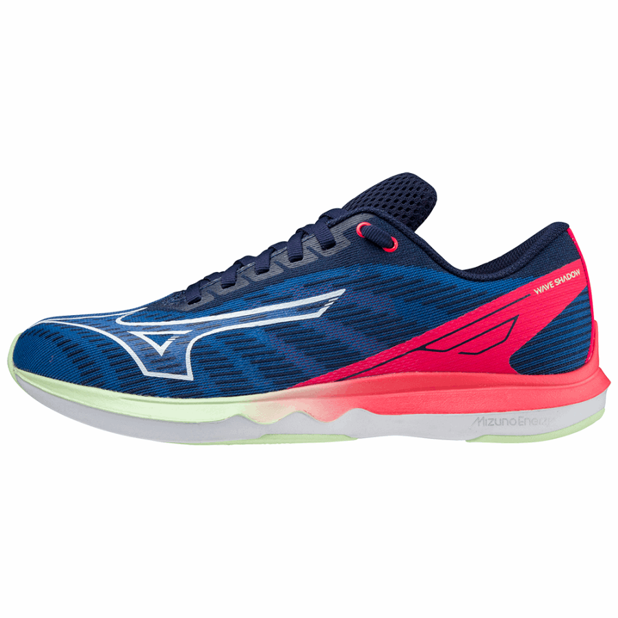Mizuno Wave Shadow 5 Blue-Indigo White-Pink