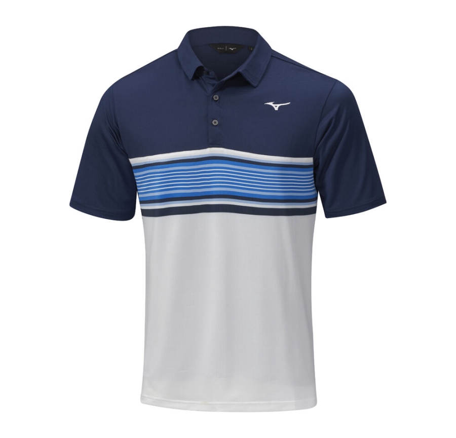 Mizuno Quick Dry Oceanic Polo Deep Navy