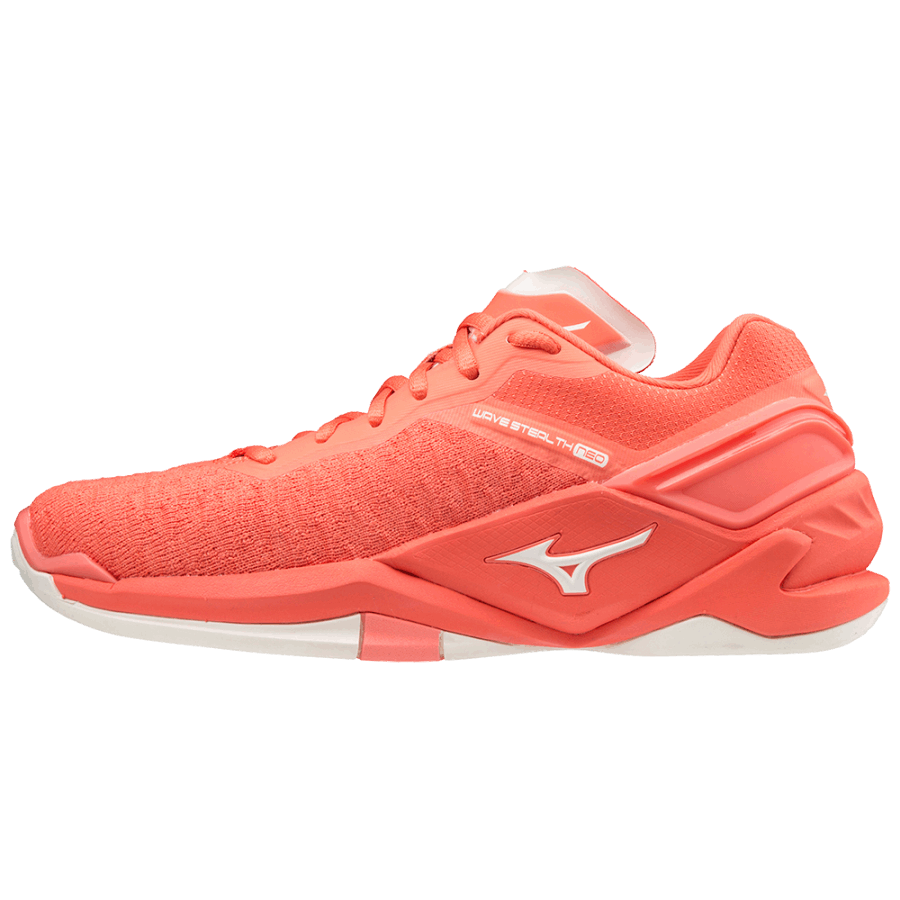 Mizuno Wave Stealth Neo Grey-Peach-Charcoal