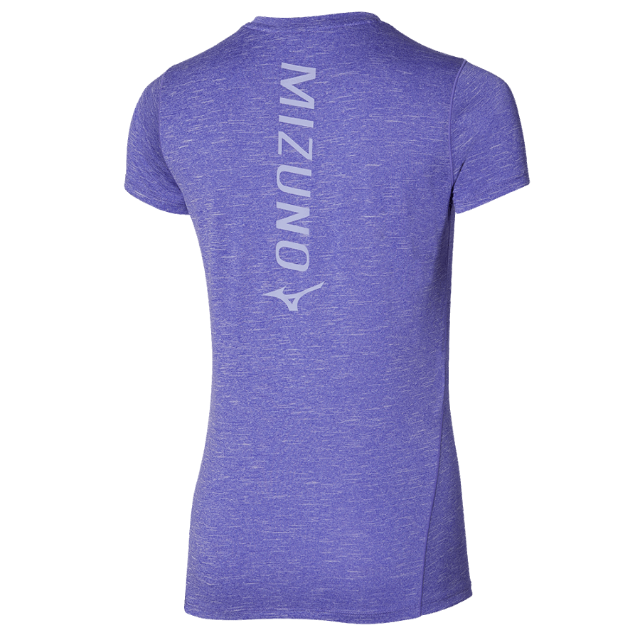 Mizuno Core graphic tee Violet Blue