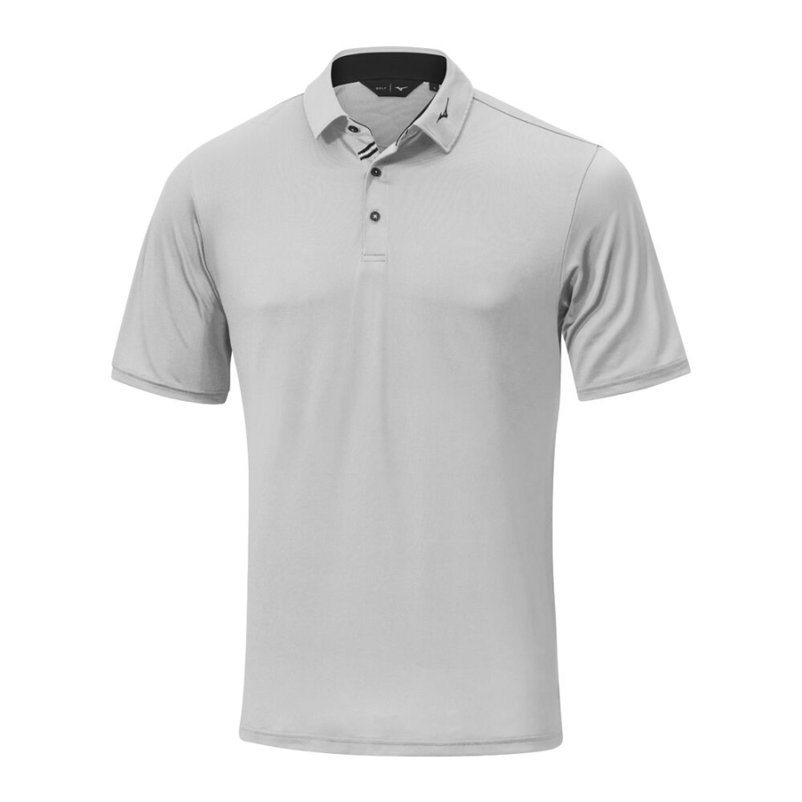 Mizuno Move Tech Quick Dry Polo Light Grey