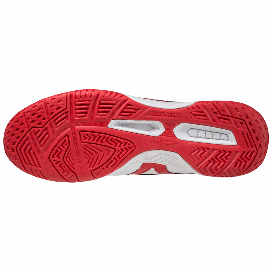 Mizuno Morelia Sala Classic IN White-High Risk Red