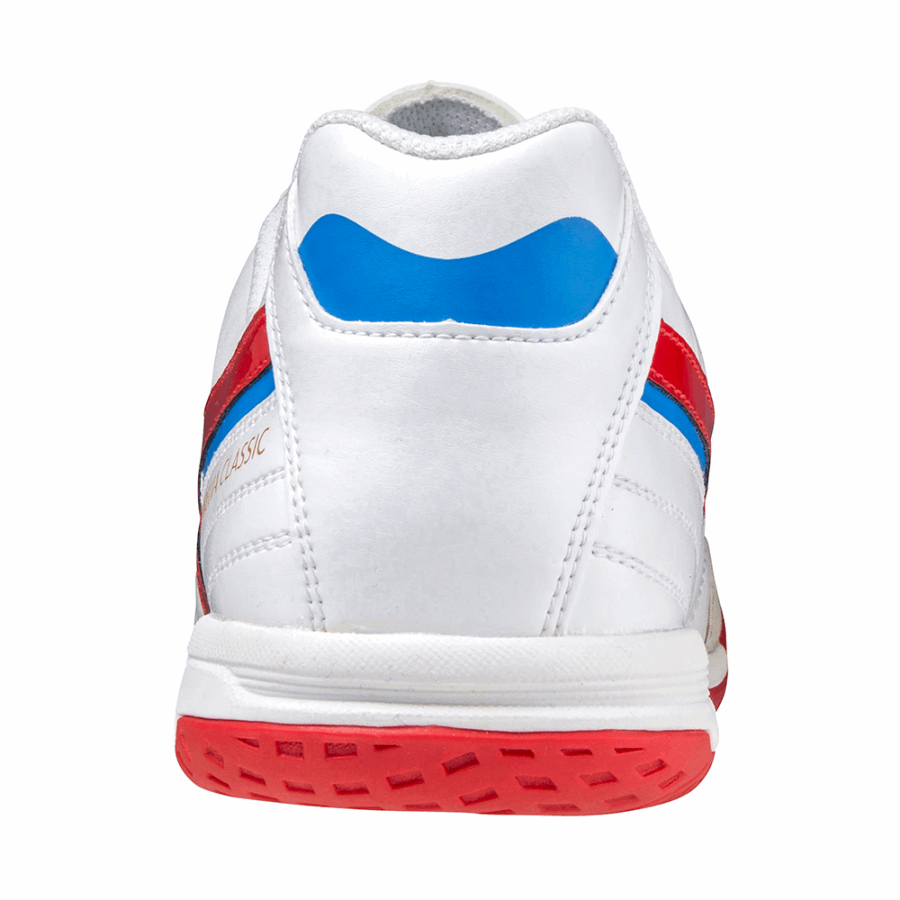 Mizuno Morelia Sala Classic IN White-High Risk Red