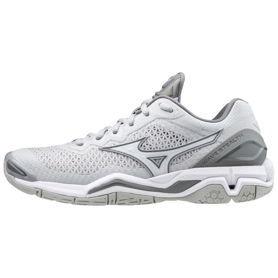 Mizuno Wave Stealth V Harbour Mist-White-Shade