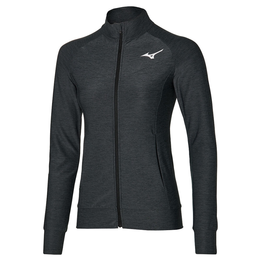 Mizuno Training Jacket Black Melange