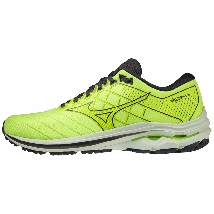 Mizuno Wave Inspire 18 Neo Lime-Misty Blue-Ebony