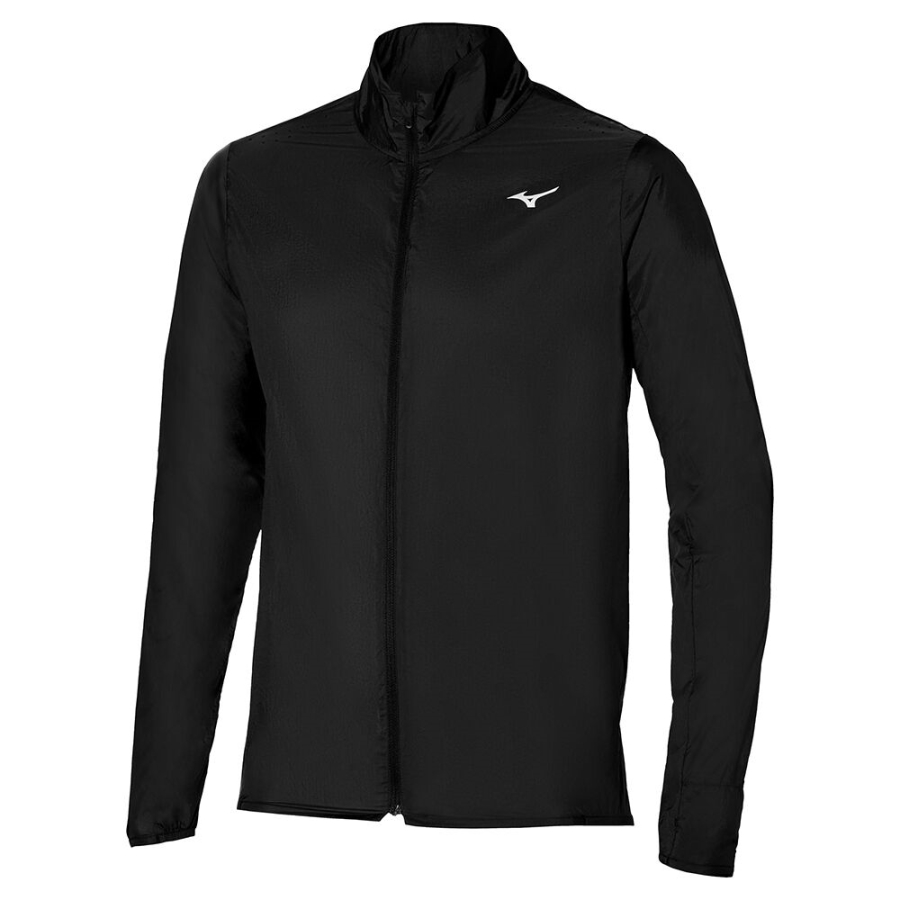 Aero Jacket Black Style Mizuno