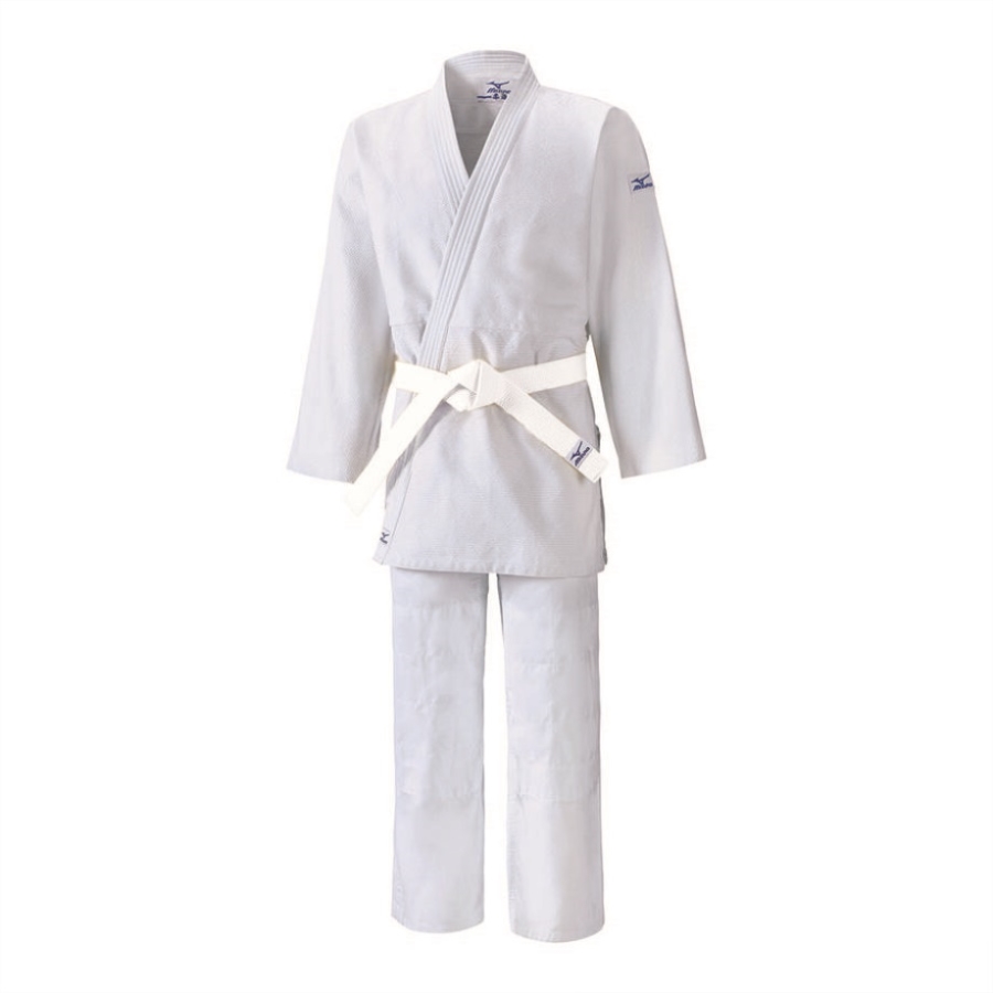 Kodomo 2 Avec Ceinture Mizuno Blanc