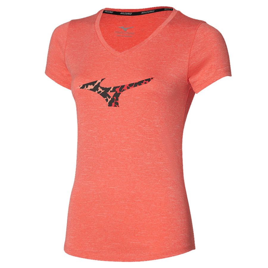 Tee Mizuno Impulse Core Rb Corail