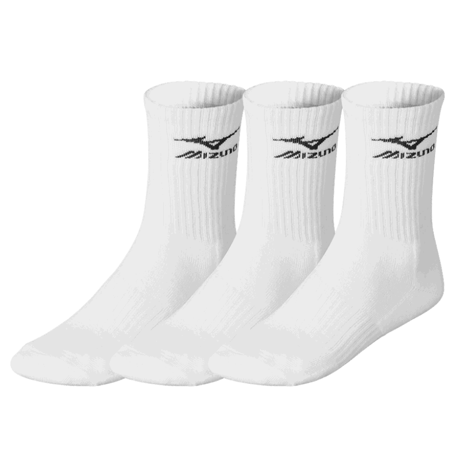 Chaussettes D'entrainement 3p Mizuno Blanc
