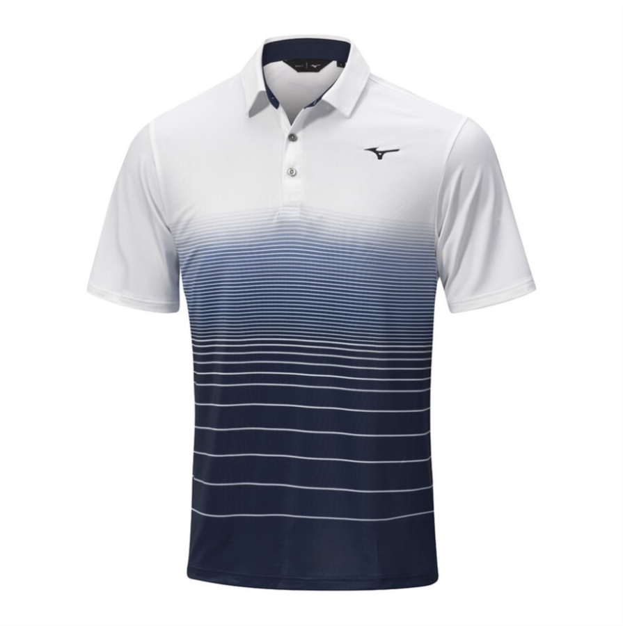 Polo Mirage Séchage Rapide Mizuno Blanc