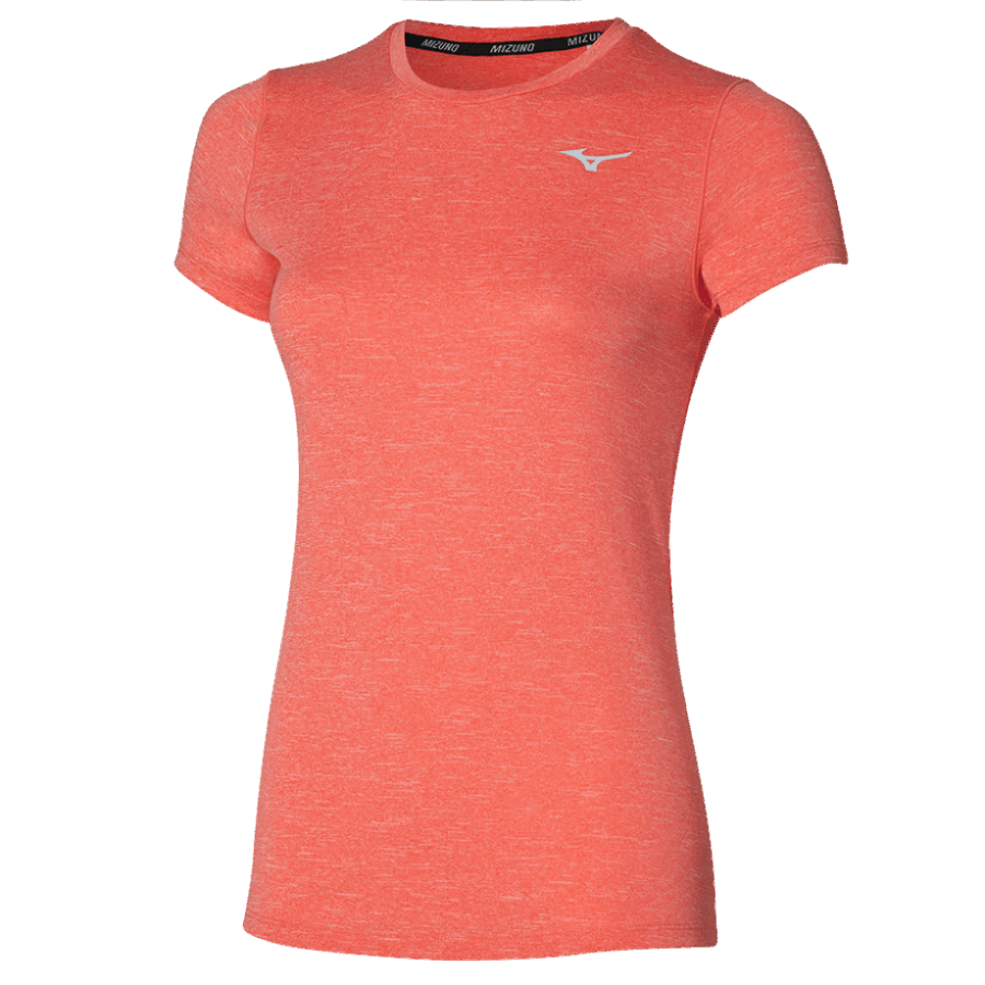 T-shirt Graphique Mizuno Core Corail