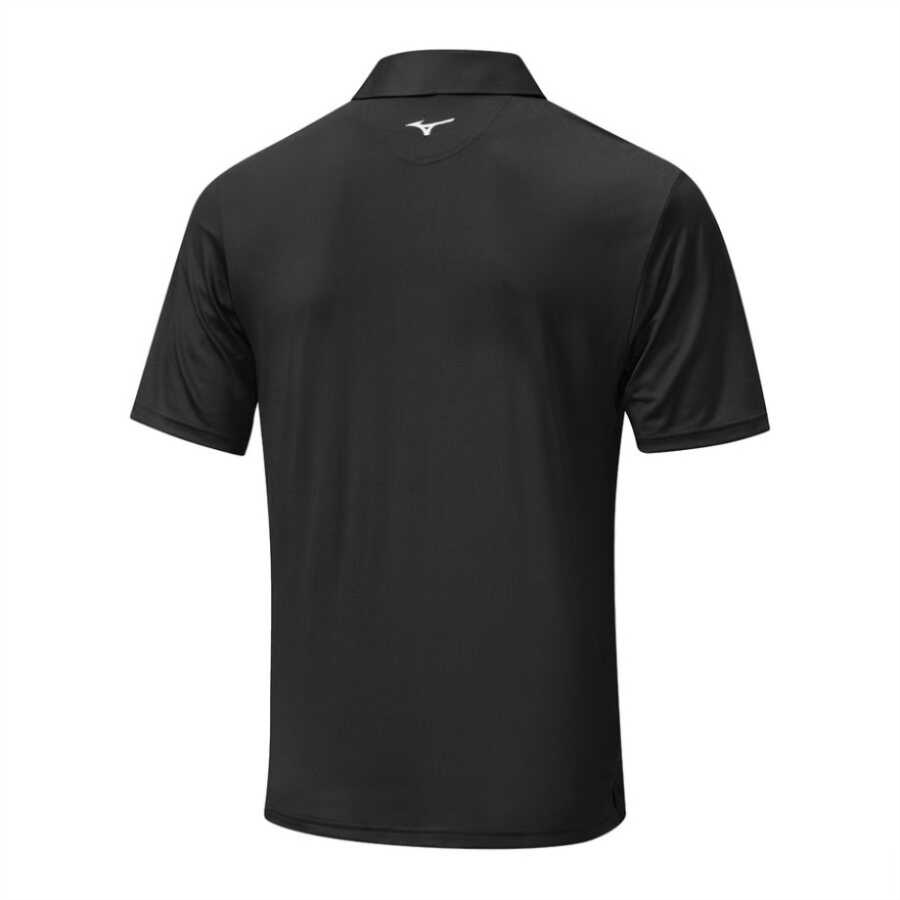 Style Mizuno Polo Océanique à Séchage Rapide Noir