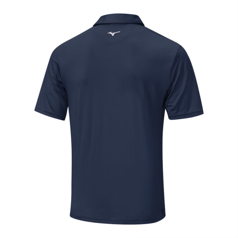 Mizuno Move Tech Polo à Séchage Rapide Bleu Marine