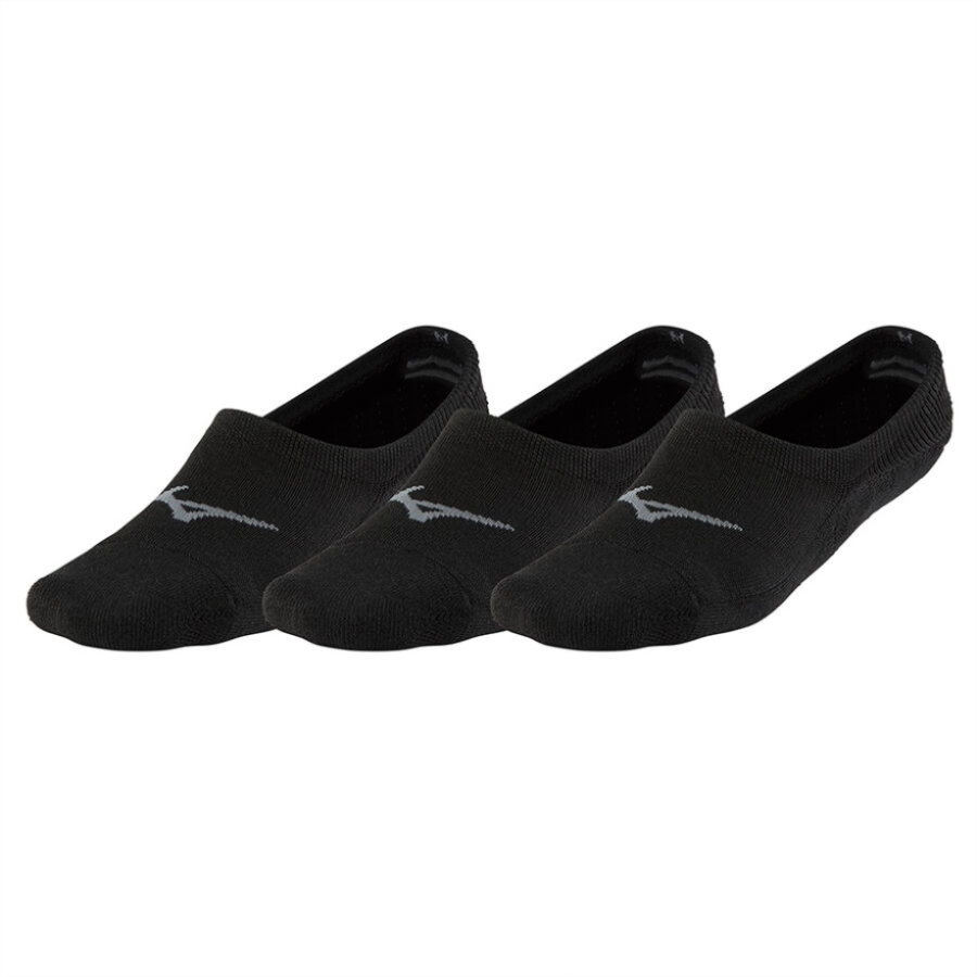 Mizuno Chaussettes Super Courtes 3p Noir