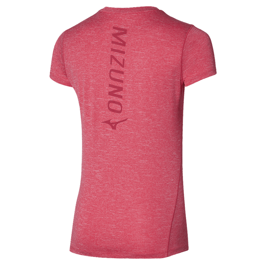 T-shirt Graphique Mizuno Core Rouge