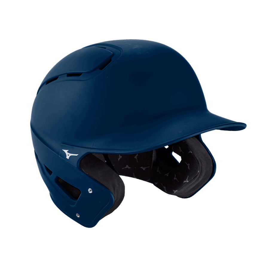 Casque De Frappeur De Baseball B6 Jeunesse-couleur Unie Mizuno Marine