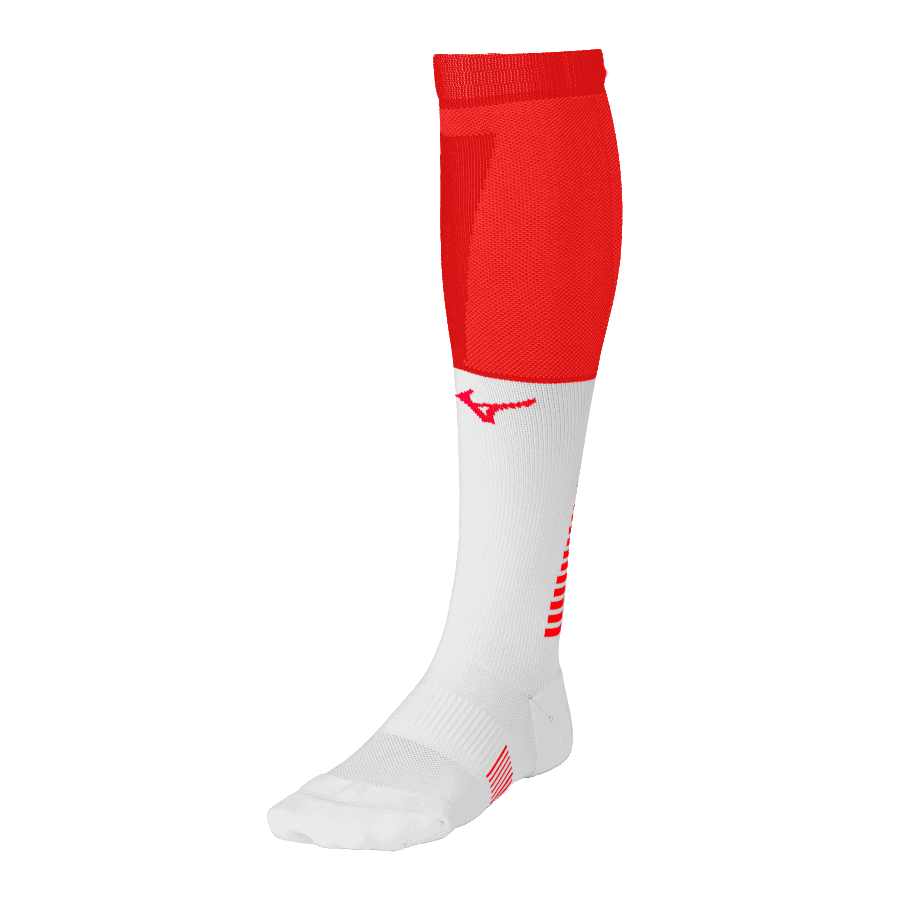 Diamant Elite Otc Chaussette Rouge-blanc Mizuno