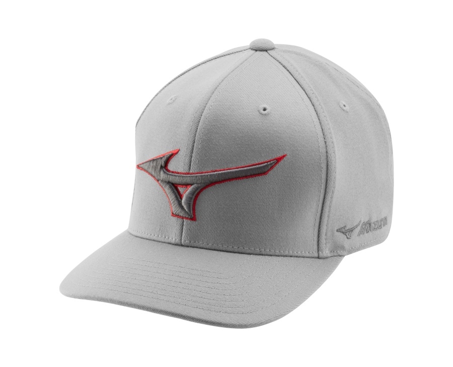 Casquette Snapback Diamant Mizuno Gris-rouge